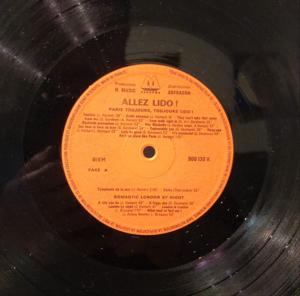 Alice & Ellen Kessler ‎– Allez Lido ! LP Plak - Görsel 3