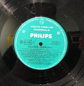 Claude François ‎– Claude François LP Plak - Görsel 3
