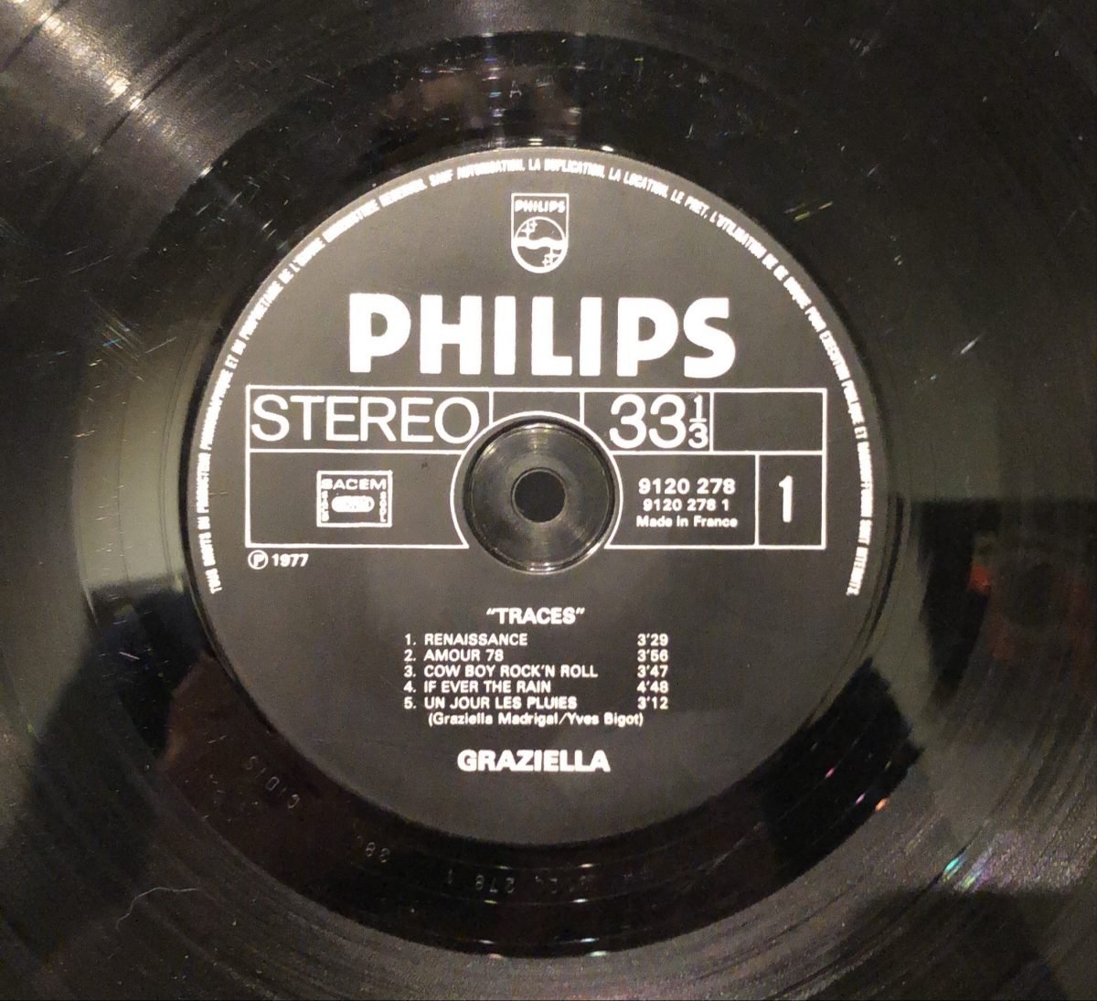 Graziella ‎– Traces LP Plak - Görsel 3
