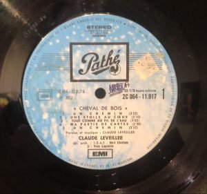Claude Léveillée ‎– Cheval De Bois LP Plak - Görsel 3