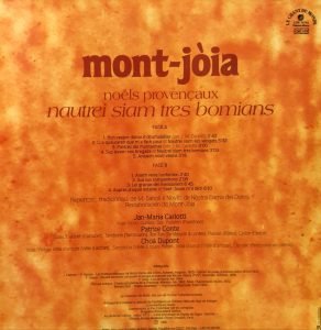 Mont-Jòia ‎– Nautrei Siam Tres Bomians LP Plak - Görsel 2