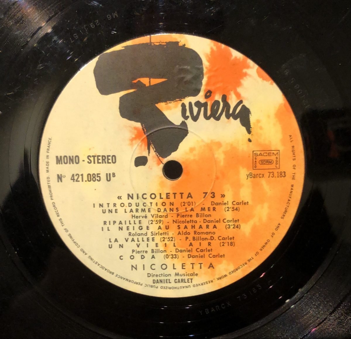 Nicoletta ‎– Nicoletta 73 LP Plak - Görsel 3