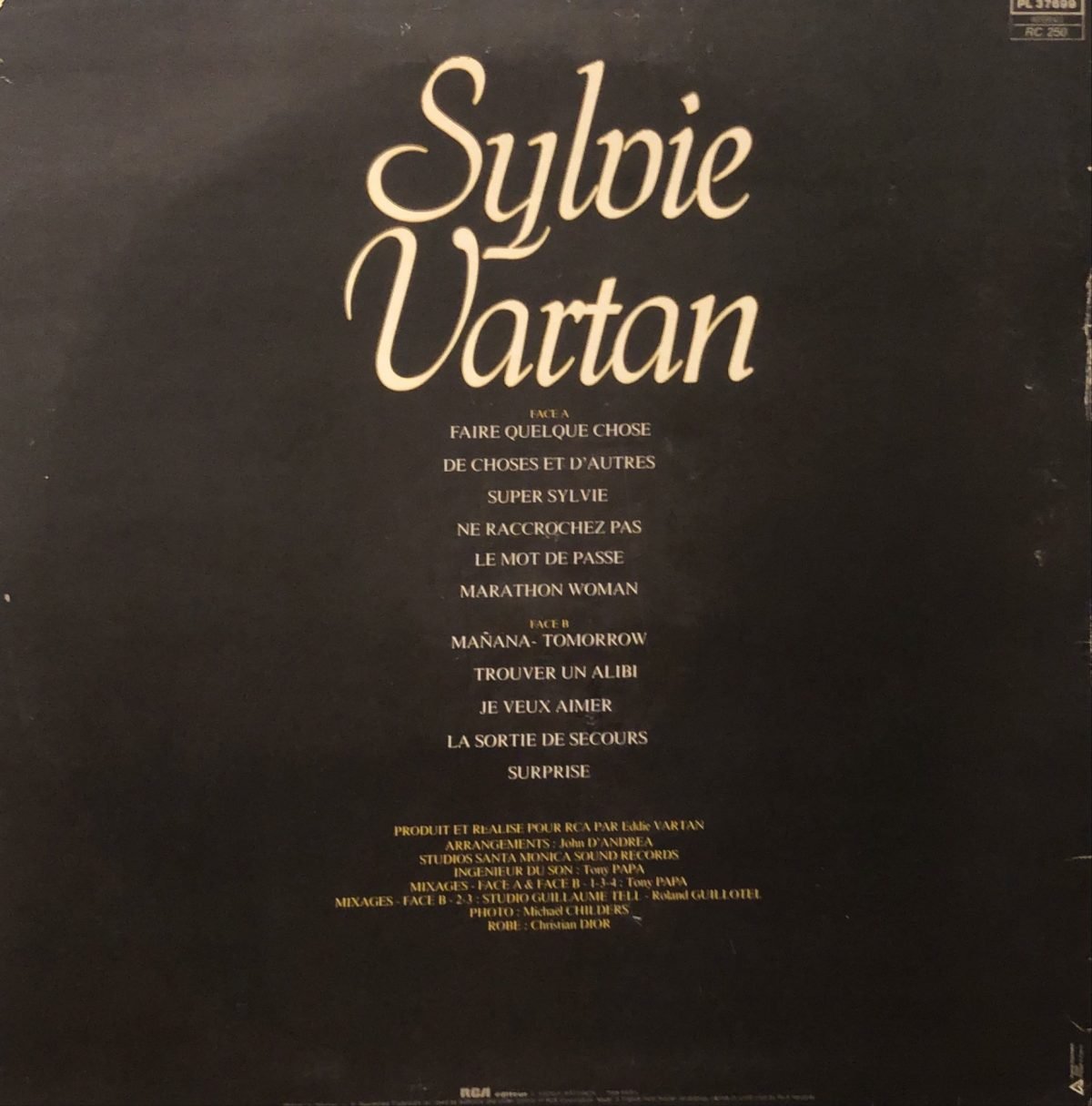 Sylvie Vartan ‎– De Choses Et D'Autres LP Plak - Görsel 2