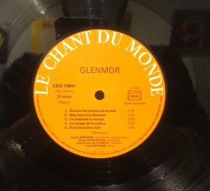 Glenmor ‎– Ouvrez Les Portes De La Nuit LP Plak - Görsel 3