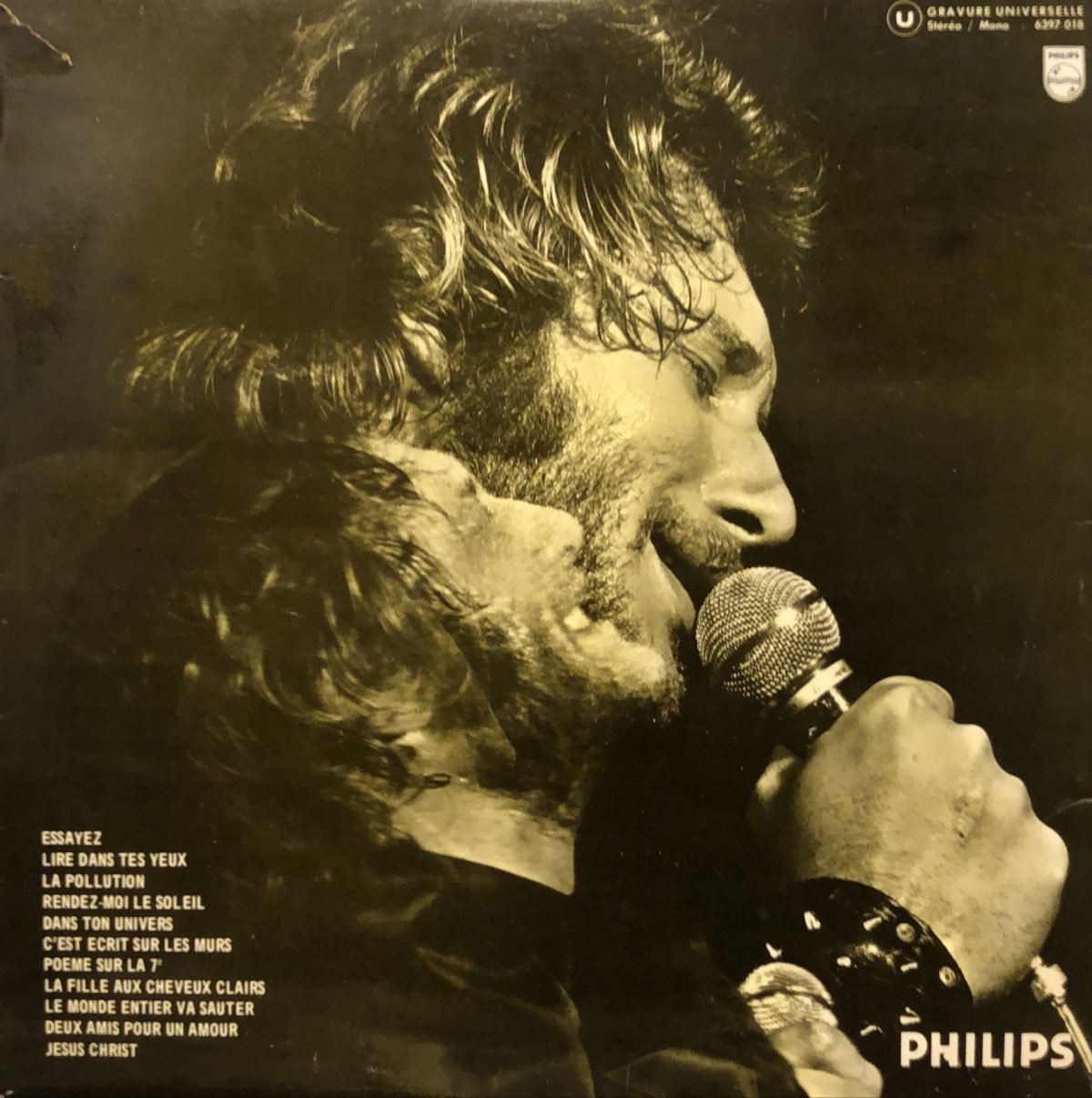 Johnny Hallyday ‎– Vie LP Plak - Görsel 2