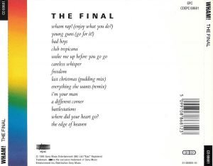 Wham! ‎– The Final CD - Görsel 2