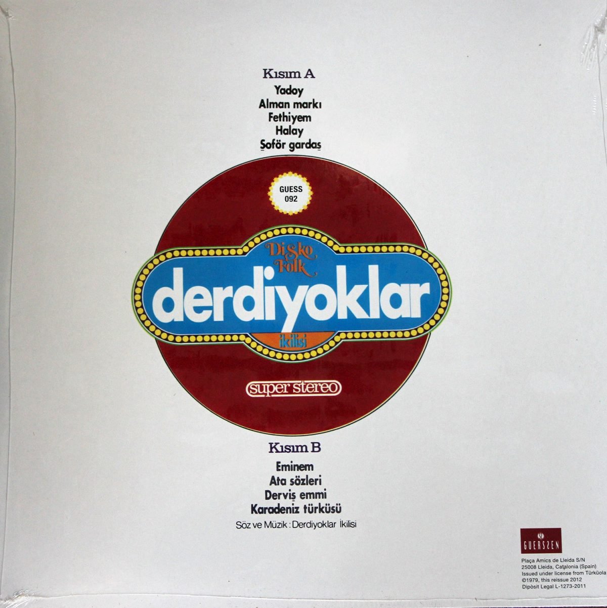 Derdiyoklar İkilisi - Disko Folk LP Plak - Görsel 2