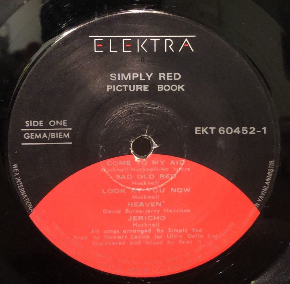 Simply Red ‎– Picture Book LP Plak - Görsel 3