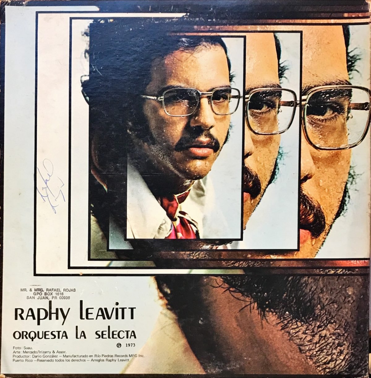Raphy Leavitt Orquesta La Selecta ‎– Jibaro Soy... LP Plak - Görsel 2