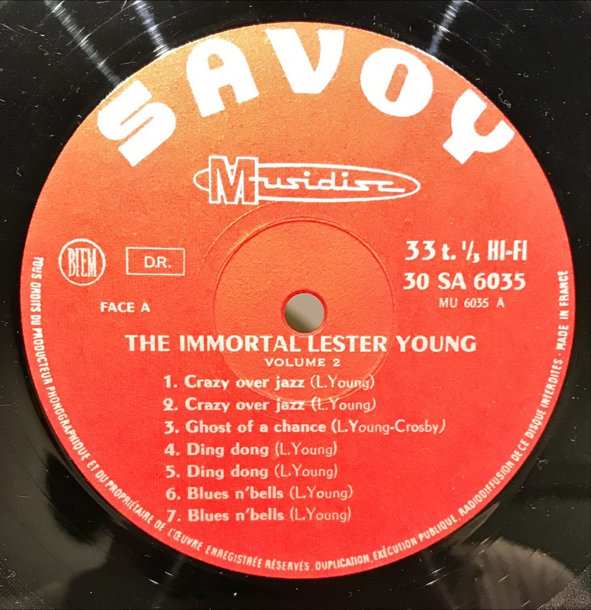 Lester Young - The Immortal Vol. II LP Plak - Görsel 2