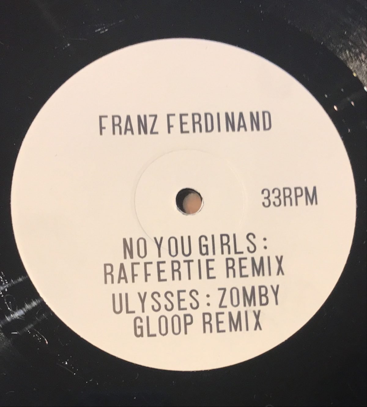 Franz Ferdinand ‎– No You Girls Remixes 12'' Maxi Single - Görsel 3