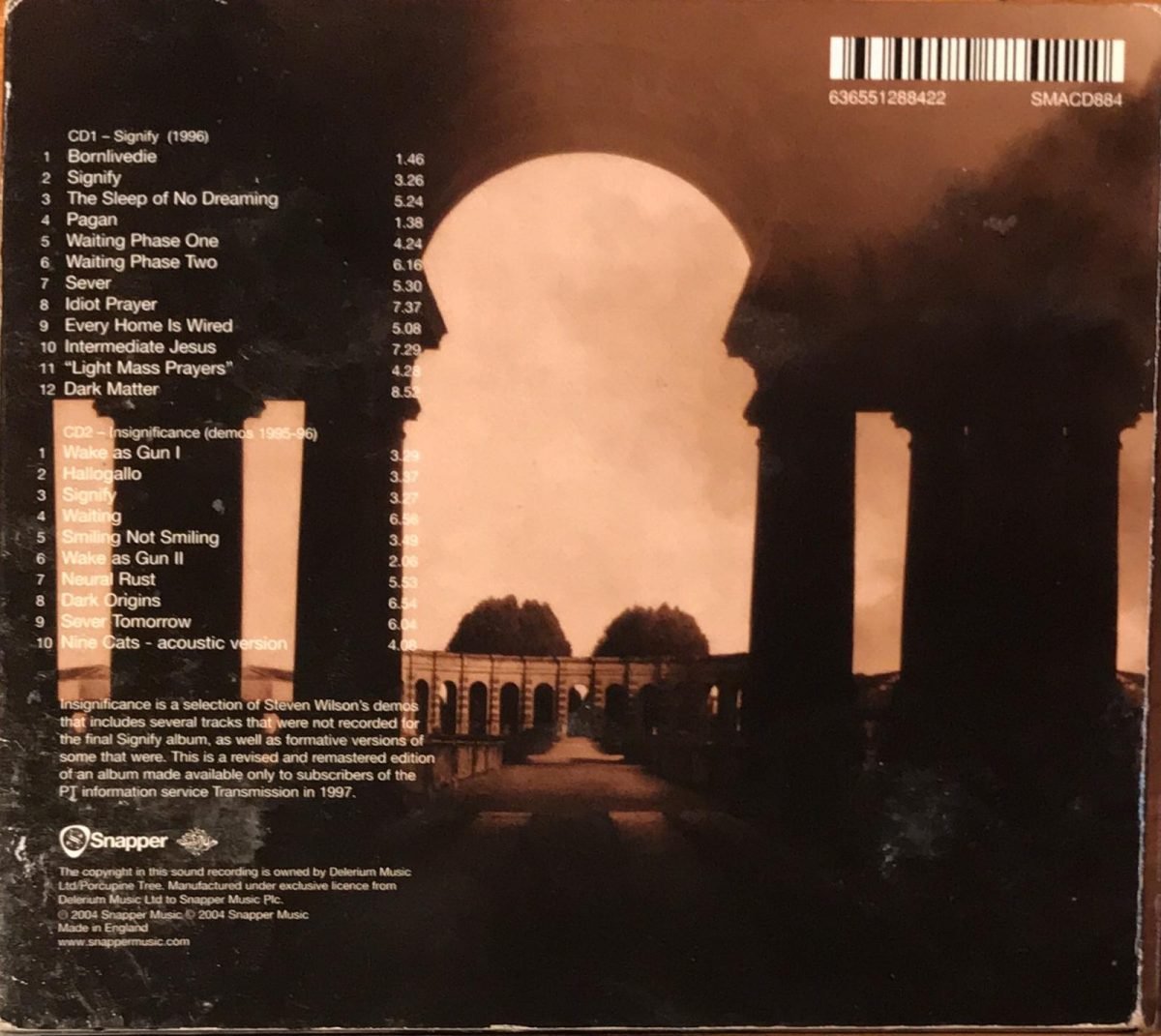 Porcupine Tree ‎– The Sky Moves Sideways - 2CD - Görsel 4