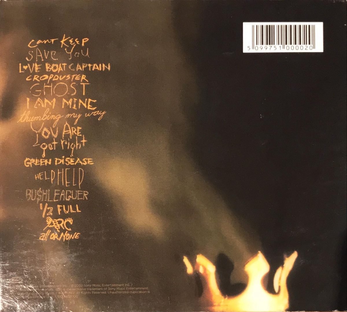 Pearl Jam ‎– Riot Act CD - Görsel 4
