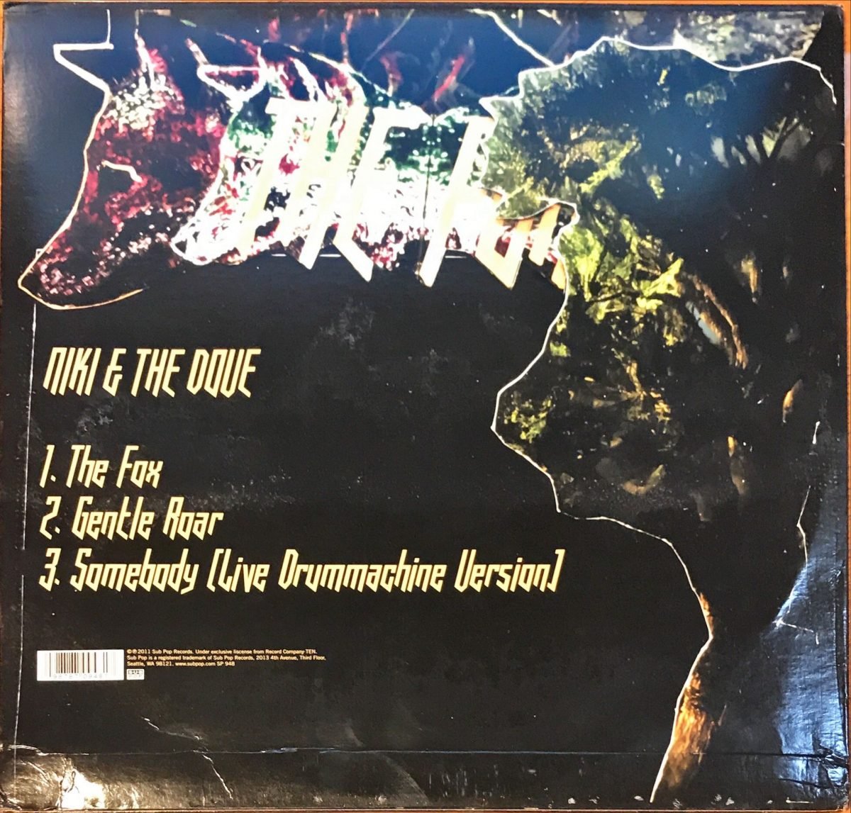 Niki & The Dove ‎– The Fox 12” Maxi Single Plak - Görsel 2