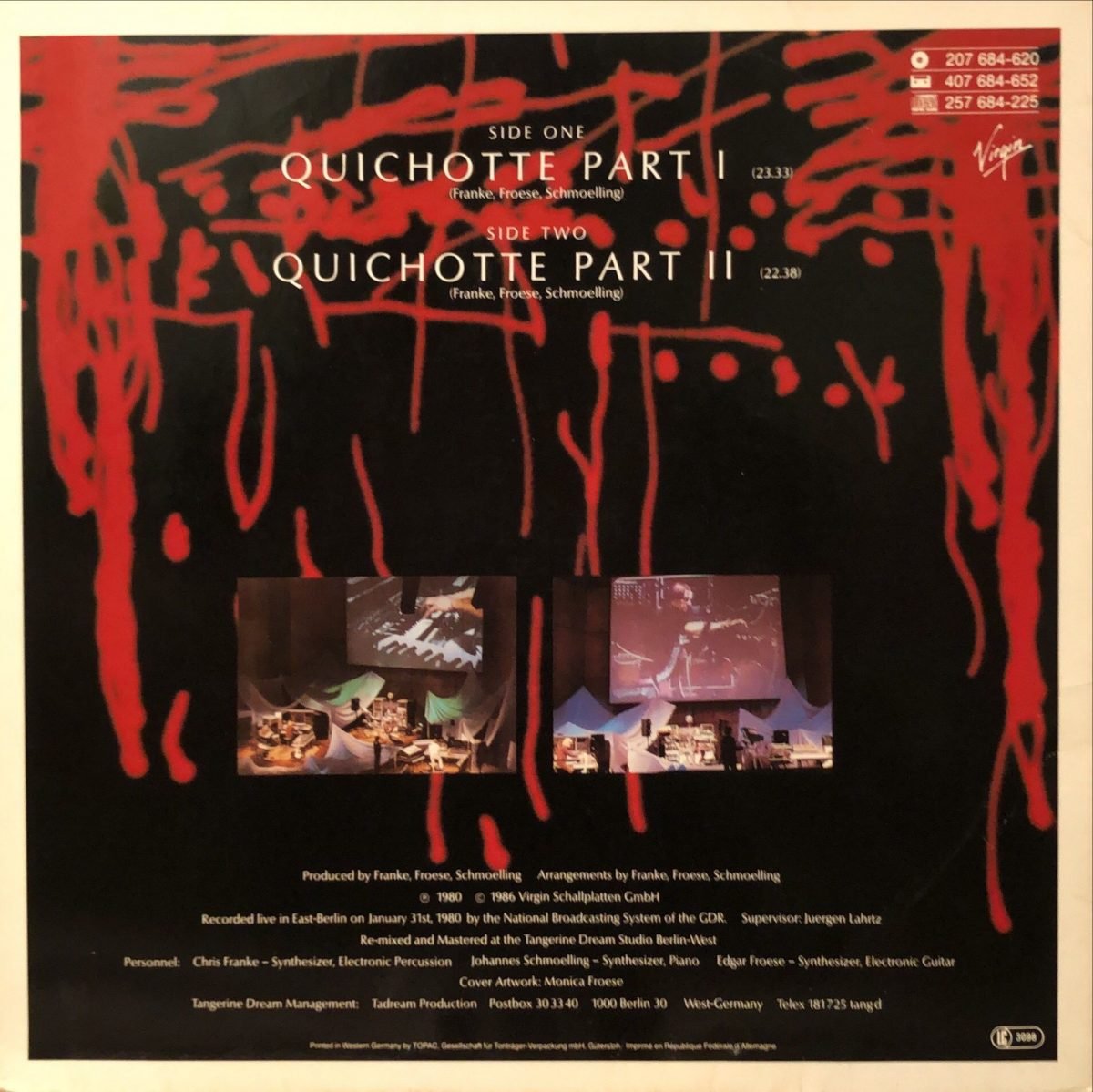 Tangerine Dream ‎– Pergamon (Live At The »Palast Der Republik« GDR)  LP Plak - Görsel 2