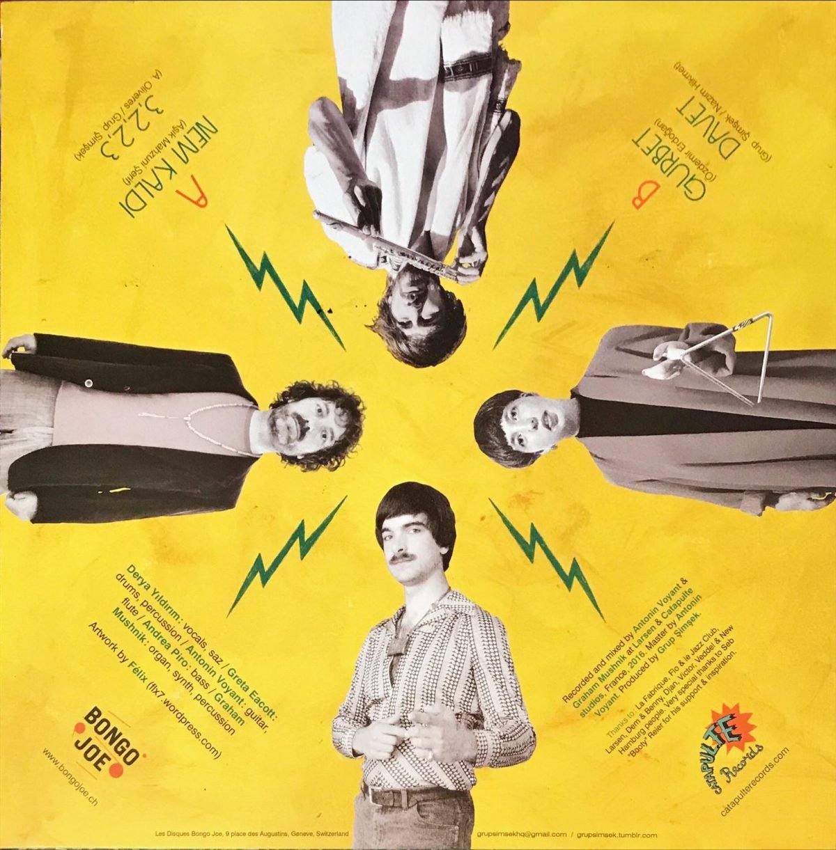 Derya Yıldırım & Grup Şimşek ‎– Nem Kaldı 12” EP Plak - Görsel 3