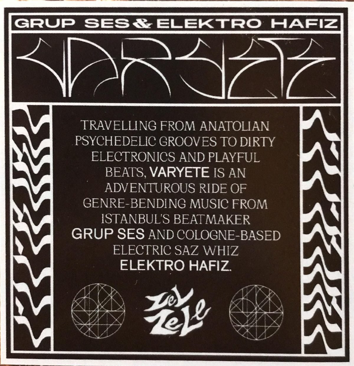 Grup Ses, Elektro Hafız ‎– Varyete LP Plak - Görsel 3