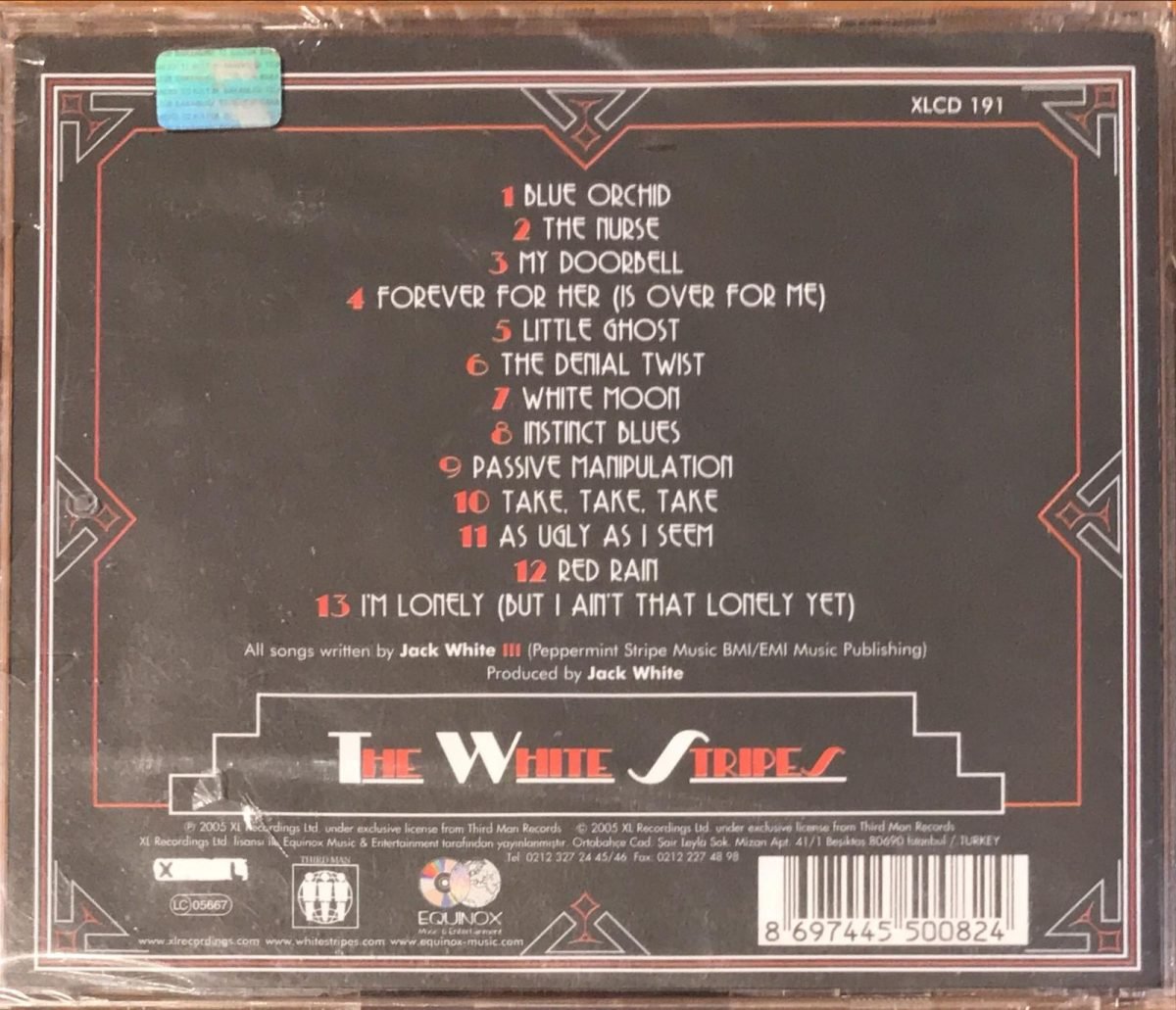 The White Stripes ‎– Get Behind Me Satan  CD Ambalajında - Görsel 3