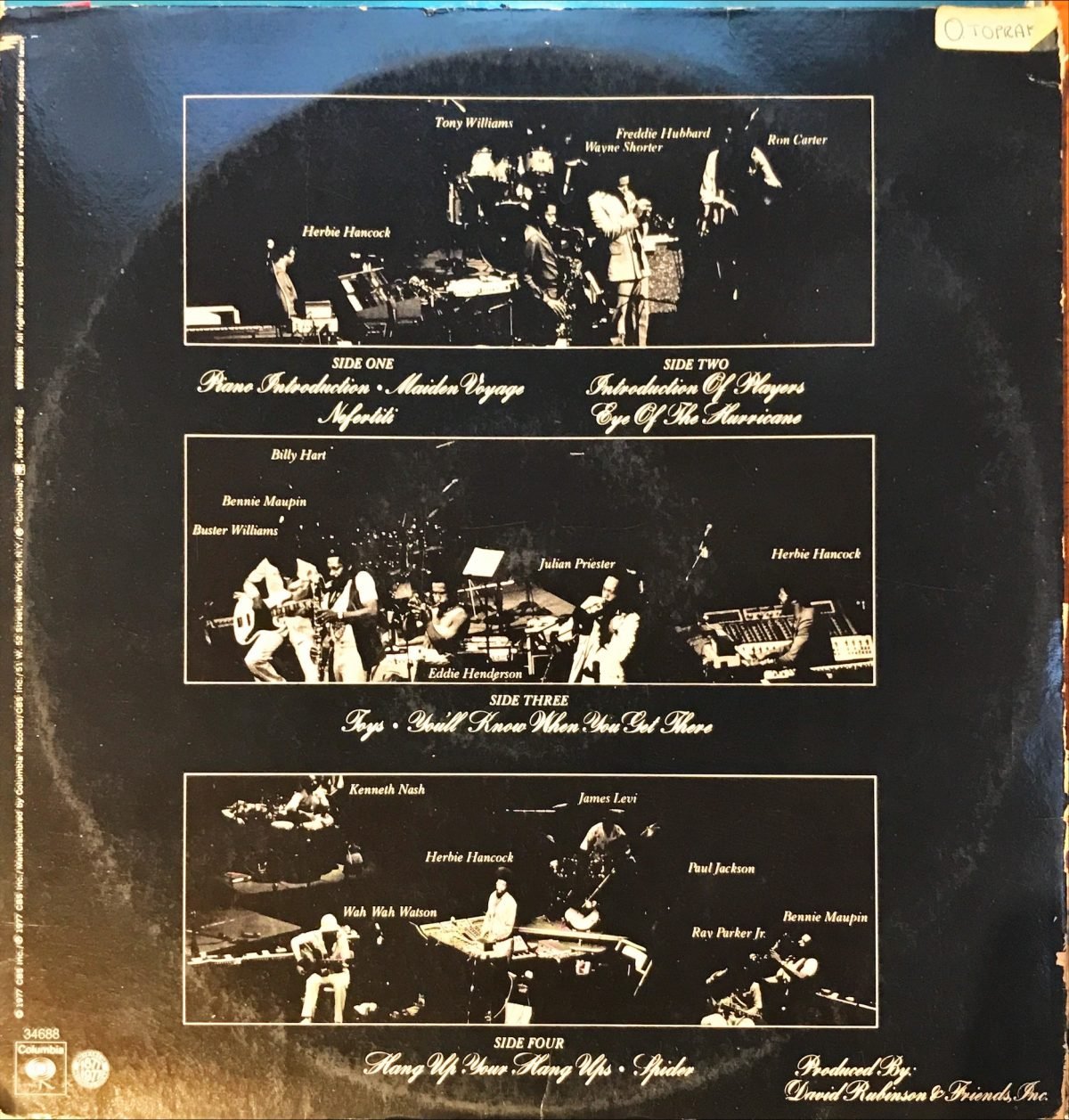 Herbie Hancock ‎– V.S.O.P. 2 x LP Plak - Görsel 3