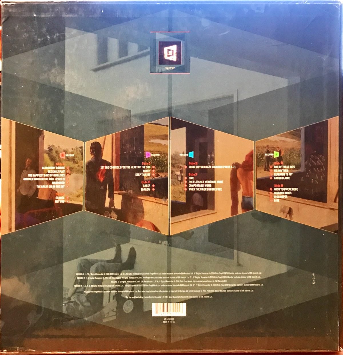 Pink Floyd ‎– Echoes (The Best Of Pink Floyd) 4 x LP BOX SET - Görsel 2