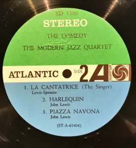 The Modern Jazz Quartet ‎– The Comedy LP Plak - Görsel 2