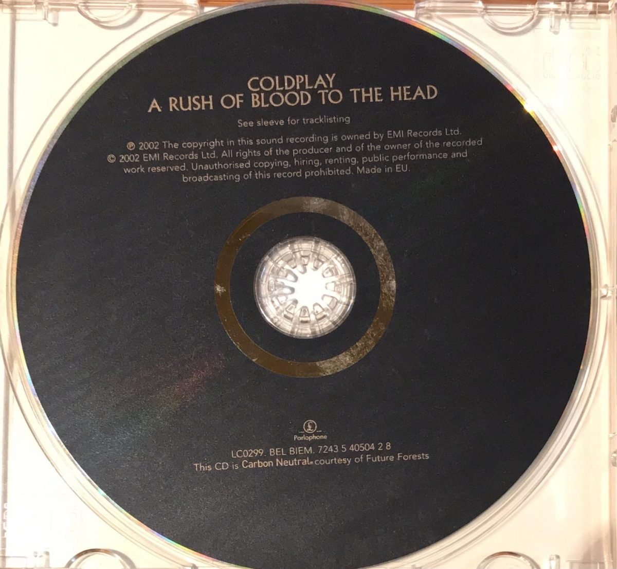 Coldplay ‎– A Rush Of Blood To The Head  CD - Görsel 2