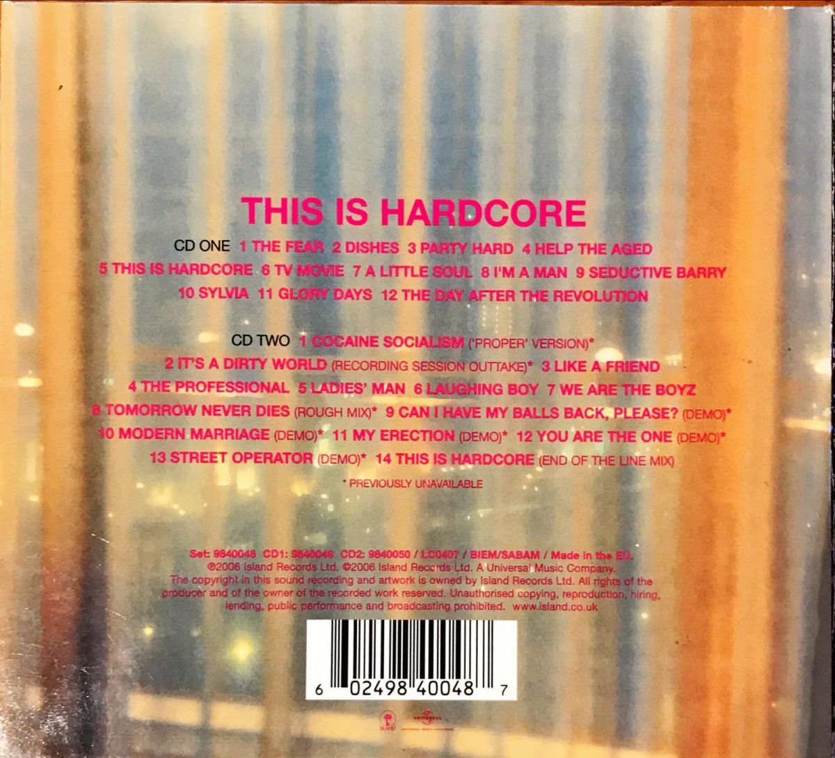 Pulp ‎– This Is Hardcore 2CD - Görsel 4
