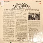 Nat Adderley ‎– That's Right! LP Plak - Görsel 2