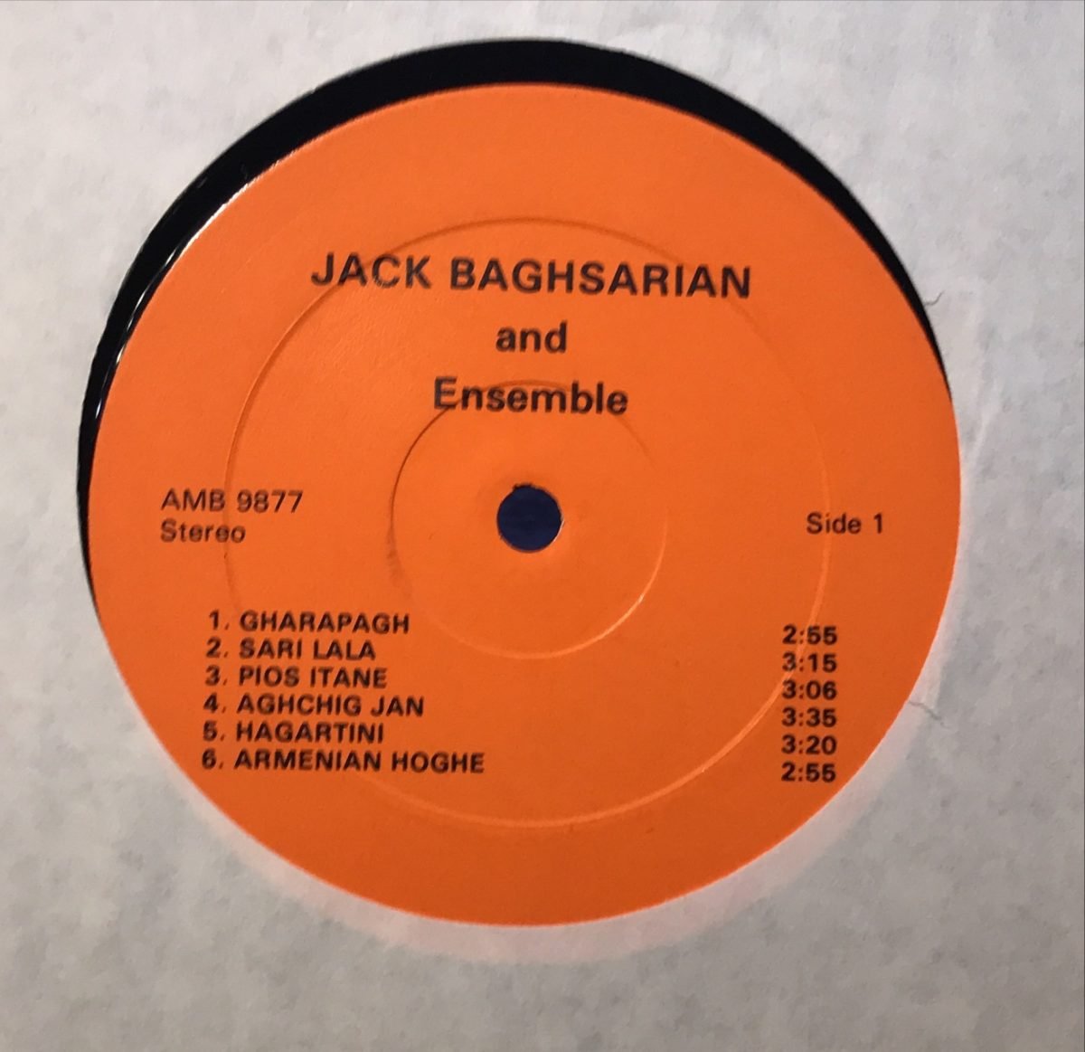 Jack Baghsarian And Ensemble LP Plak - Görsel 3