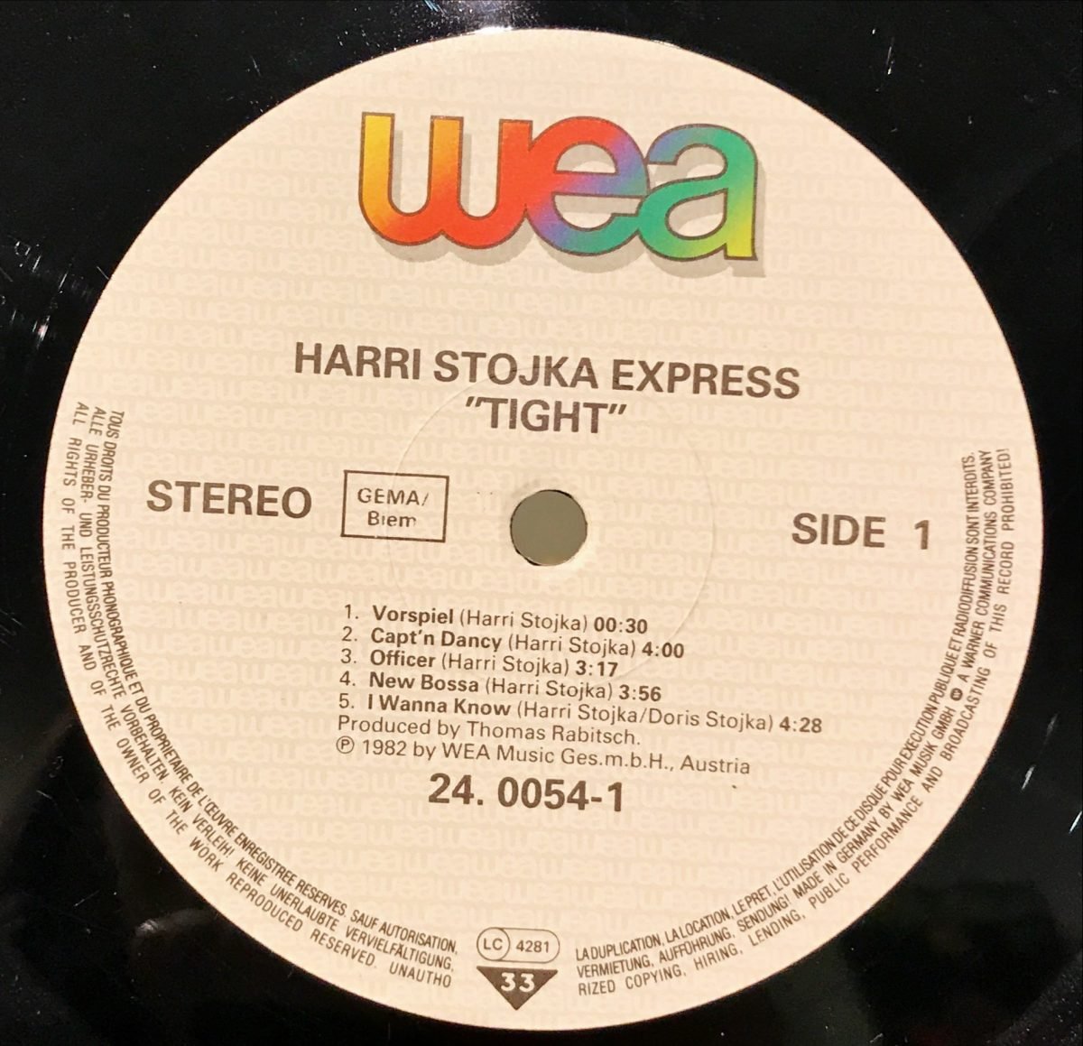 Harri Stojka Express ‎– Tight LP Plak - Görsel 3