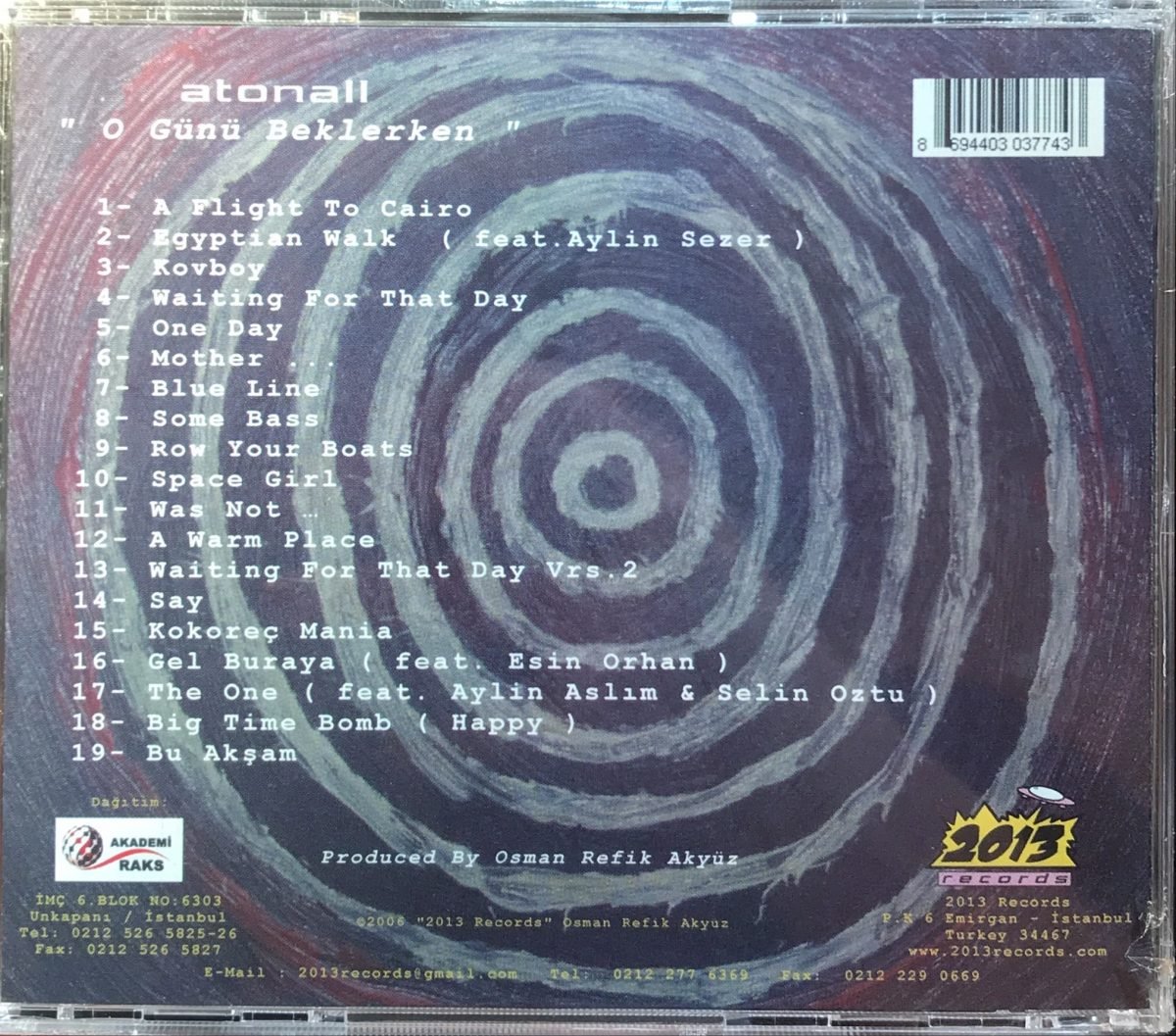 Atonall ‎– O Günü Beklerken CD - Görsel 2