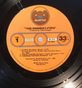 Utopia - Todd Rundgren's Utopia LP Plak - Görsel 3
