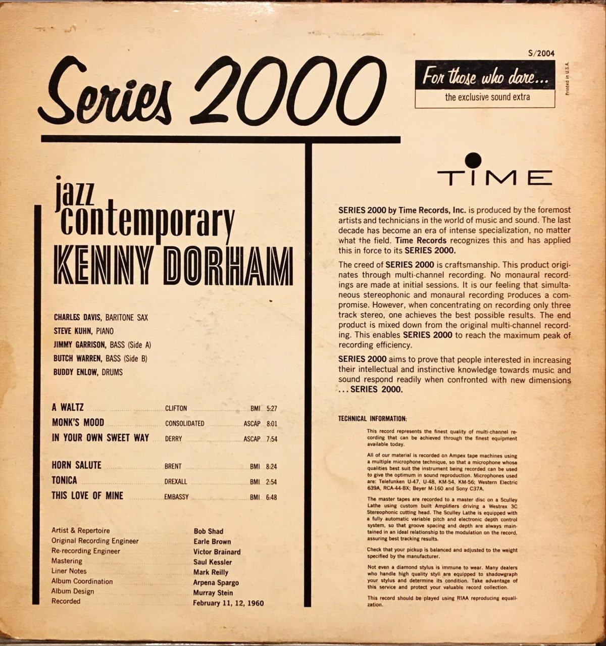 Kenny Dorham ‎– Jazz Contemporary LP Plak - Görsel 2