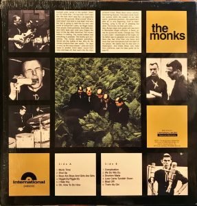 The Monks ‎– Black Time LP Plak - Görsel 2