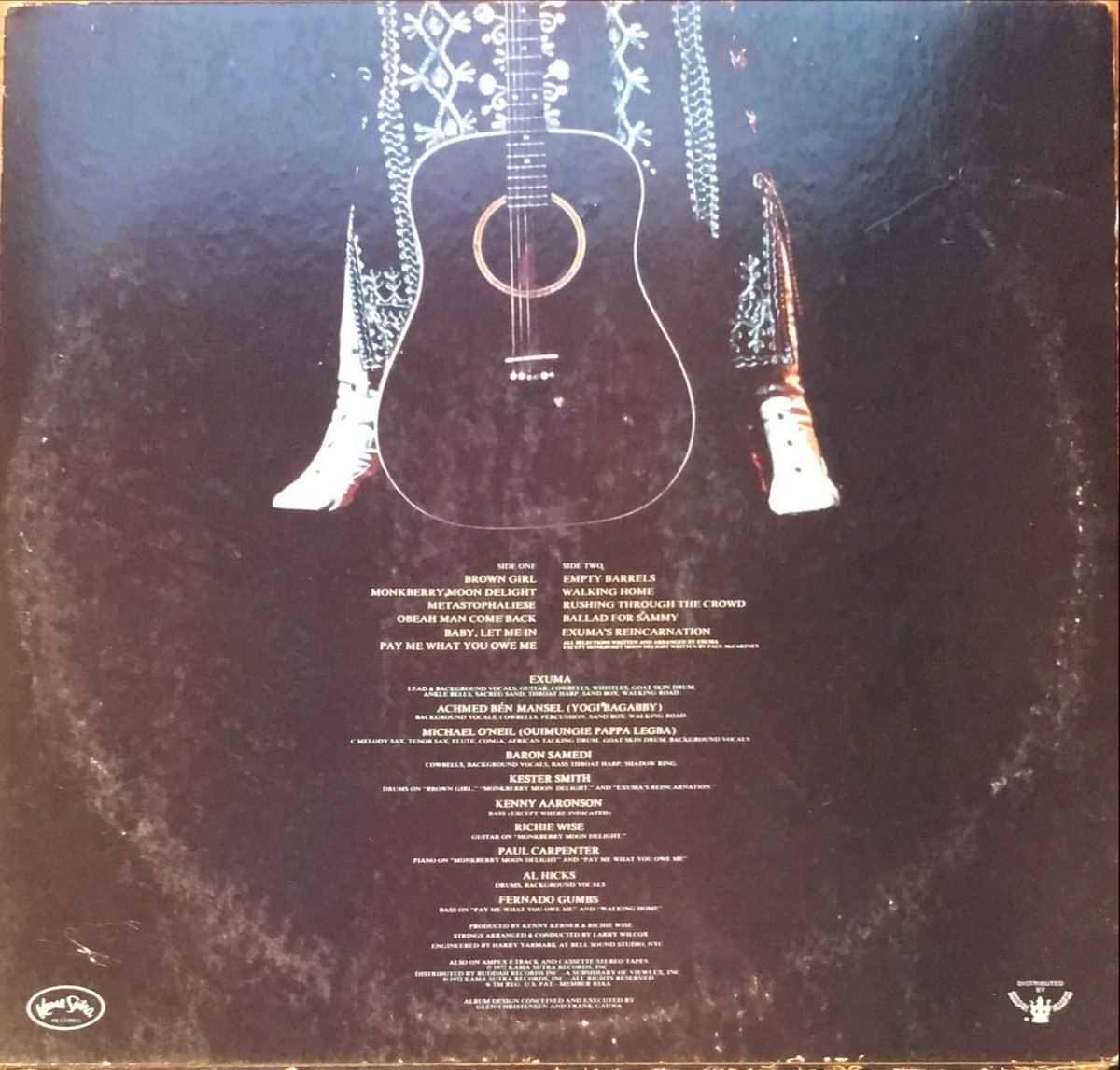 Exuma ‎– Reincarnation LP Plak - Görsel 2