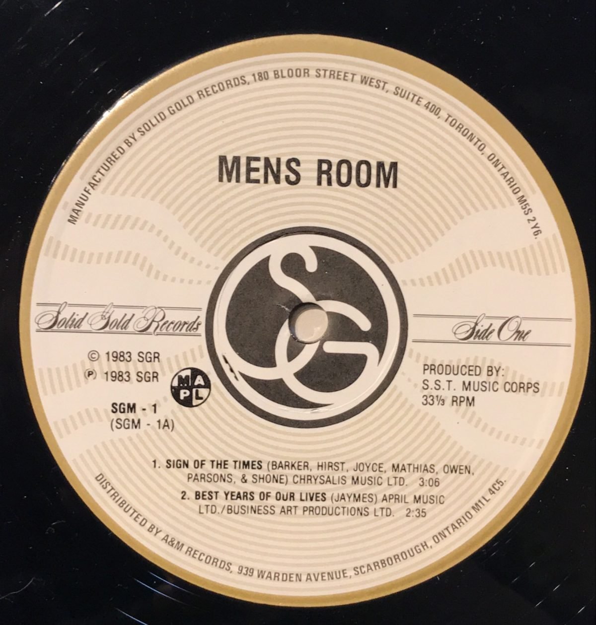 Mens Room ‎– Mens Room 12'' Maxi Single - Görsel 3