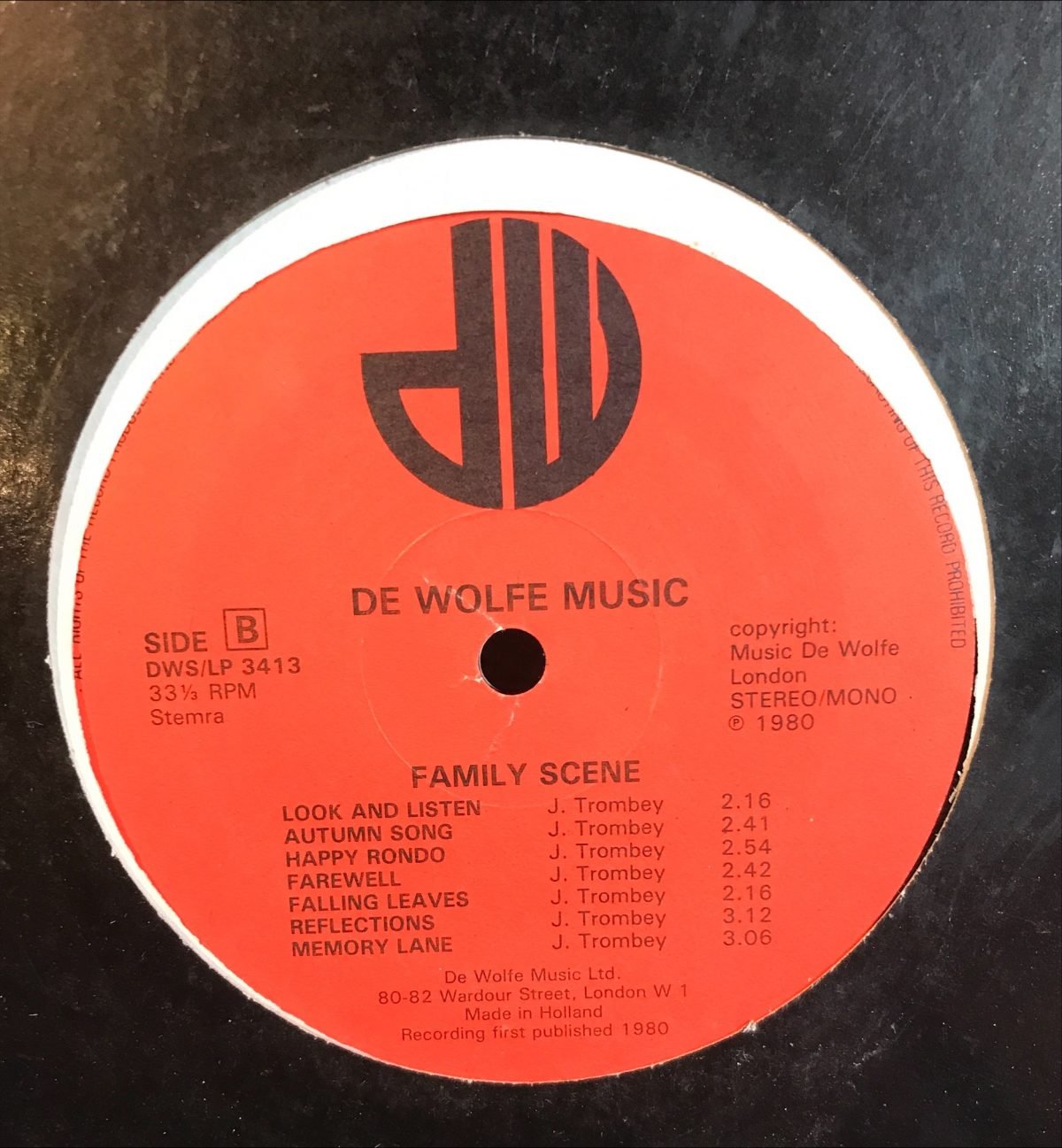 Network ‎– Family Scene LP Library Plak - Görsel 2