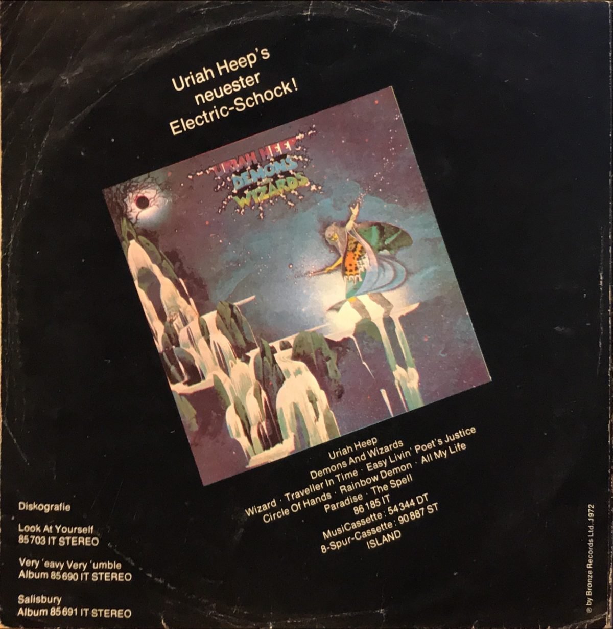 Uriah Heep ‎– Easy Livin' / Gypsy 45lik Plak - Görsel 2