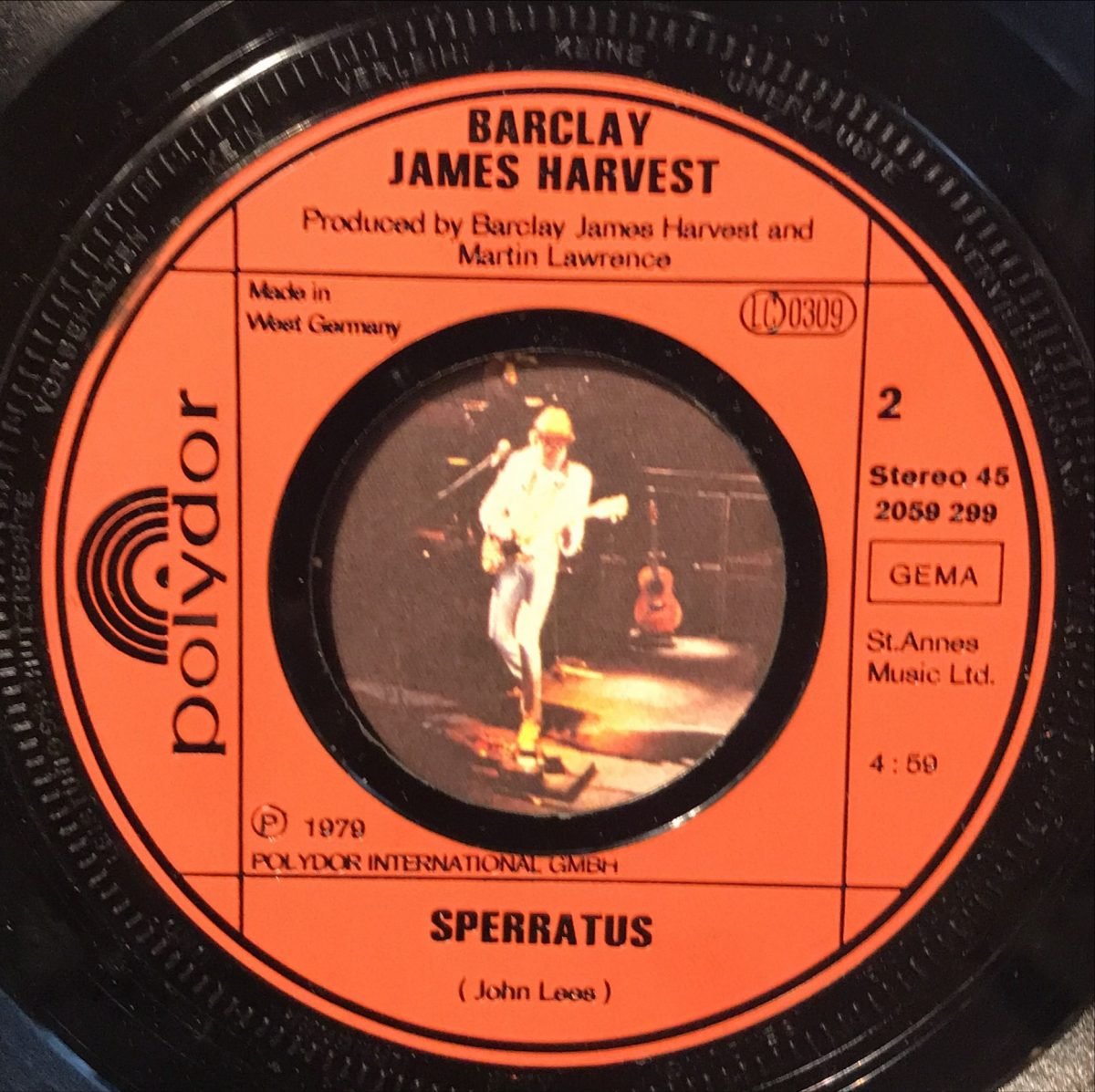Barclay James Harvest ‎– Life Is For Living / Sperratus 45lik Plak - Görsel 2