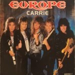 Europe ‎– Carrie 45lik Plak