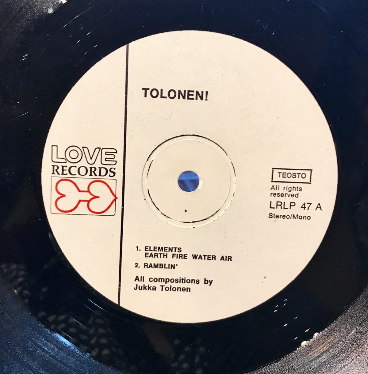 Jukka Tolonen ‎– Tolonen! LP Plak - Görsel 2