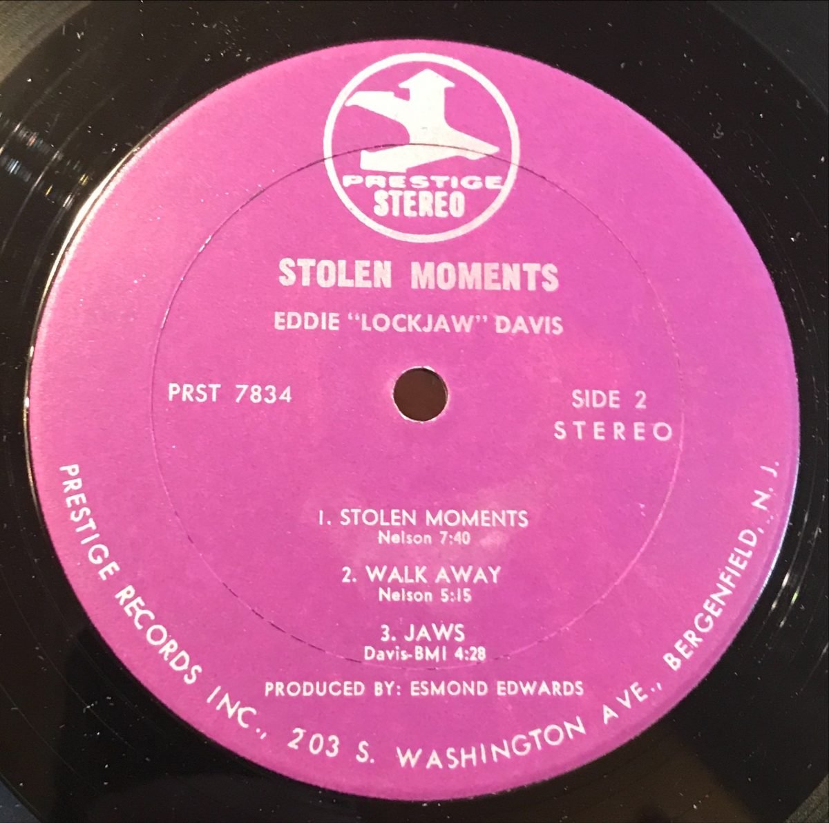 The Eddie "Lockjaw" Davis Big Band ‎– Stolen Moments - Görsel 3
