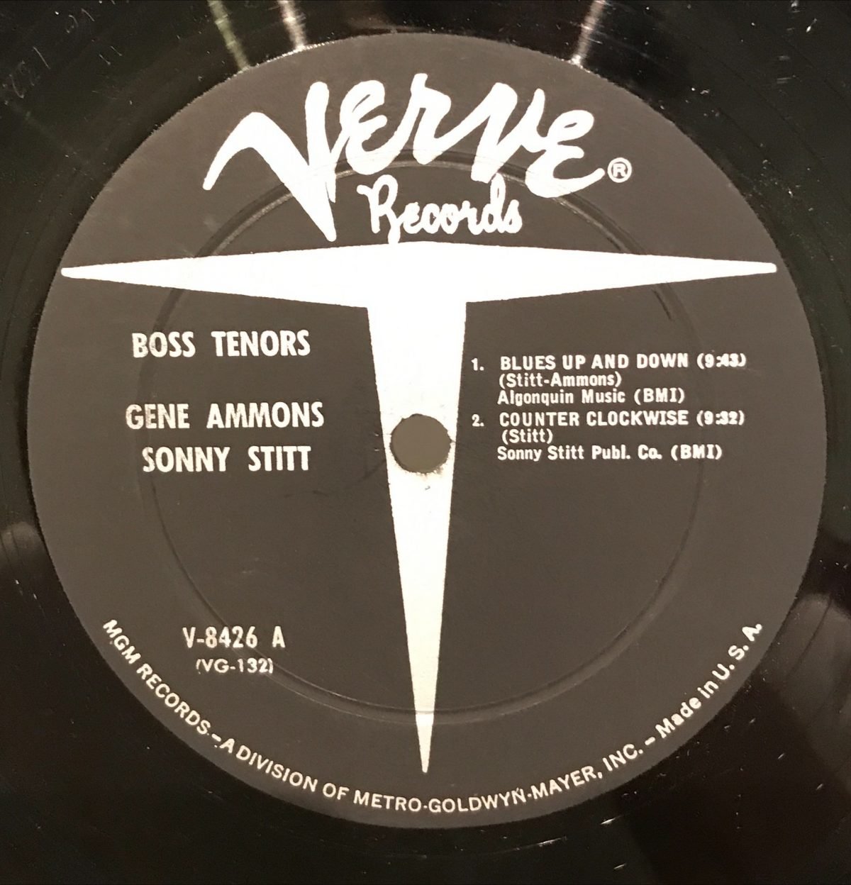 Gene Ammons / Sonny Stitt ‎– Boss Tenors LP Plak Mono - Görsel 2
