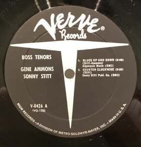 Gene Ammons / Sonny Stitt ‎– Boss Tenors LP Plak Mono - Görsel 2
