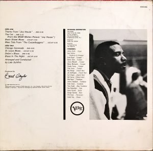 Jimmy Smith ‎– The Cat (Arr. & Cond. Lalo Schifrin) LP Plak - Görsel 2