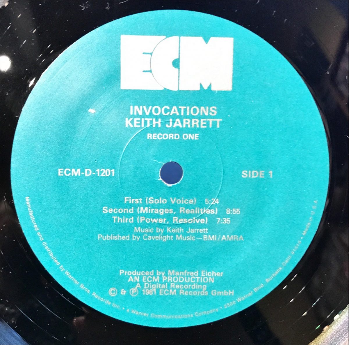 Keith Jarrett ‎– Invocations / The Moth And The Flame 2 x LP Plak - Görsel 3