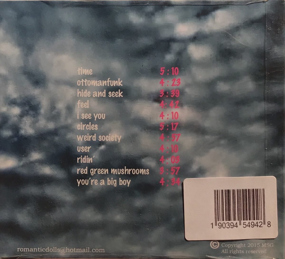 Romantic Dolls - User CD SIFIR - Görsel 2