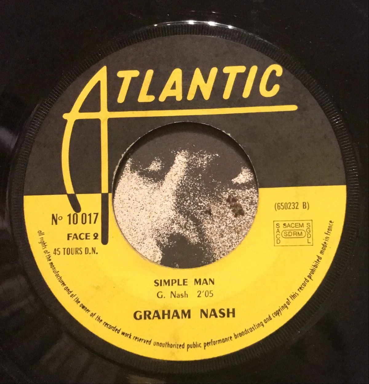 Graham Nash ‎– Chicago 45lik Plak - Görsel 3