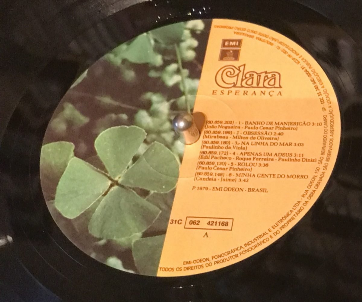 Clara Nunes ‎– Esperança LP Plak - Görsel 3