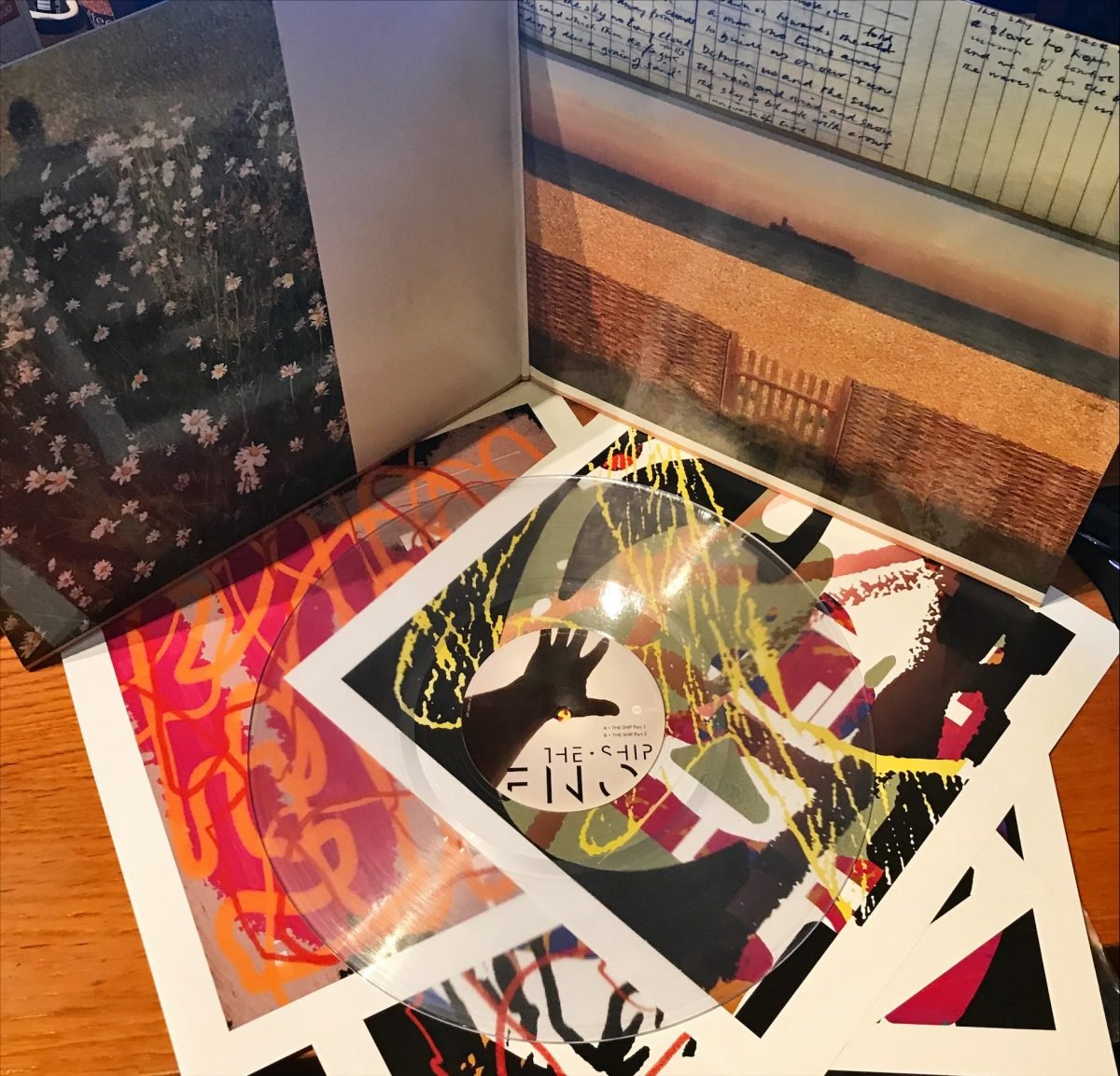 Brian Eno ‎– The Ship 2 x LP Renkli Plak + 4 Afiş - Görsel 4